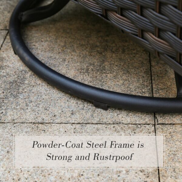 Tichina Swivel Patio Chair with Cushions - Image 8