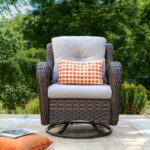 Tichina Swivel Patio Chair with Cushions - Image 2