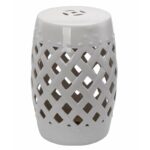 Tillia 18'' Tall Semi-Porcelain Garden Stool - Image 2