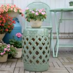 Tillia 18'' Tall Semi-Porcelain Garden Stool - Image 10