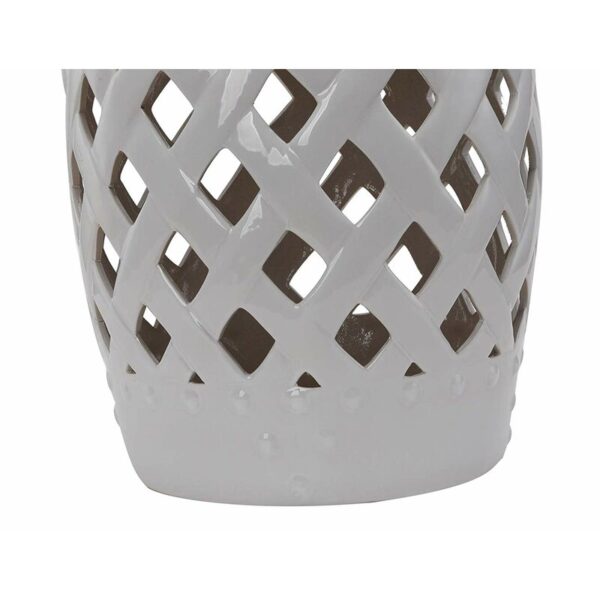 Tillia 18'' Tall Semi-Porcelain Garden Stool - Image 7