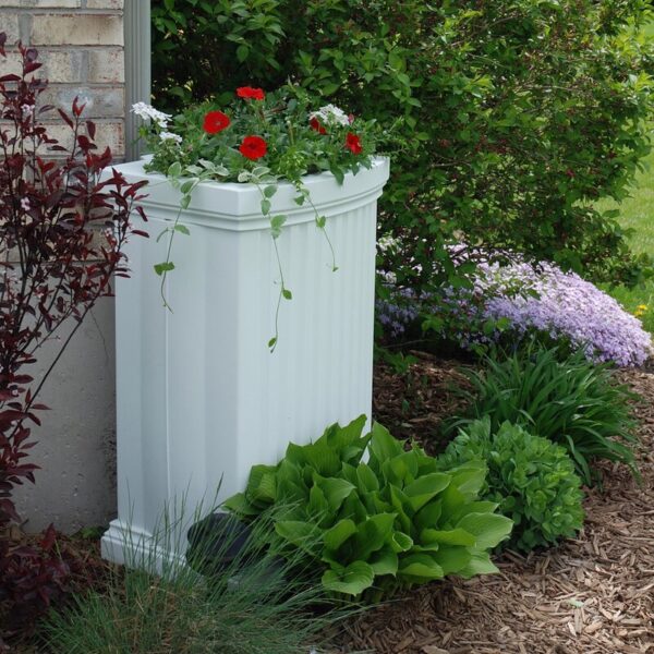Tinisha Weather Resistant Plastic Drainable Planter Rain Barrel and Hose - Image 4