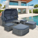 Tinlee 61.4'' Wide Outdoor Patio Daybed - Image 10
