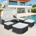 Tinlee 61.4'' Wide Outdoor Patio Daybed