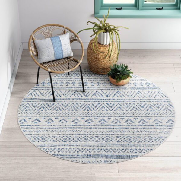 Tomas Dark Blue/Gray Indoor/Outdoor Rug - Image 9