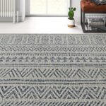 Tomas Dark Blue/Gray Indoor/Outdoor Rug - Image 2