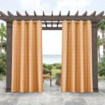 Tommy Bahama Indoor/Outdoor Mosaic Light Filtering Grommet Top Curtain Panel Pair - Image 11