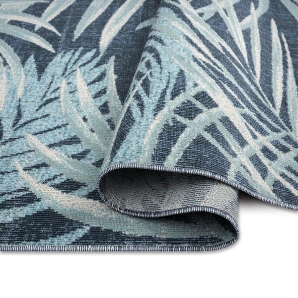 Tommy Bahama Malibu Palm Springs Navy Blue/White Blue Area Rug - Image 3