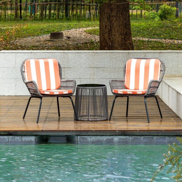 Tora Round 2 - Person Outdoor Dining Set - Image 9