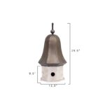 Tornig Decorative 27.3 in x 14.5 in x 15 in Bird House - Image 5