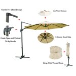 Tottenham 116'' Cantilever Umbrella - Image 3