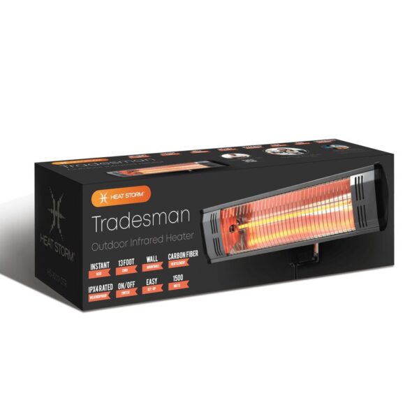 Tradesman Outdoor 1500 Watt Electric Mounted Patio Heater - Image 8