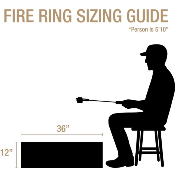 Transient 12'' H x 36'' W Steel Wood Burning Outdoor Fire Ring - Image 6