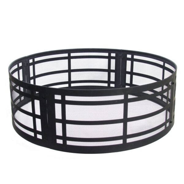 Transient 12'' H x 36'' W Steel Wood Burning Outdoor Fire Ring - Image 2