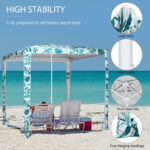 Treva 94.8'' Square Beach Umbrella - Image 4