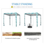 Treva 94.8'' Square Beach Umbrella - Image 6