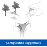 Triangle 10' Shade Sail - Image 5