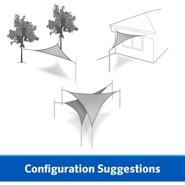 Triangle 10' Shade Sail - Image 5