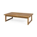 Triplett Acacia Outdoor Coffee Table - Image 2