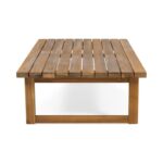 Triplett Acacia Outdoor Coffee Table - Image 4