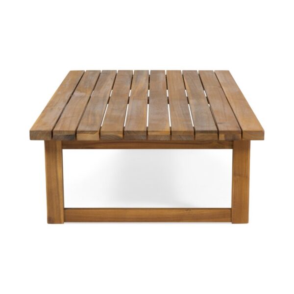 Triplett Acacia Outdoor Coffee Table - Image 4
