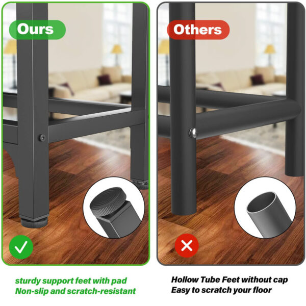 Tryrion 24.4'' W Metal Log Rack - Image 4