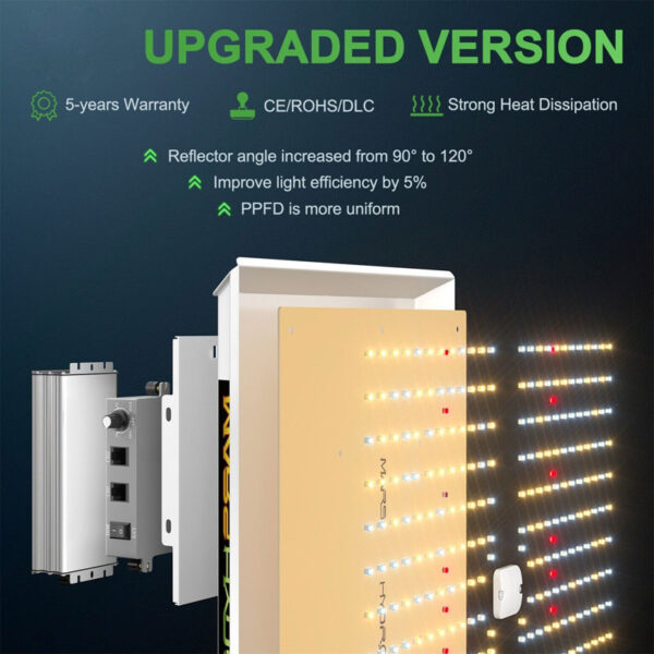 TS3000 LED Full Spectrum Grow Light Sunlight for Indoor Plants Veg Flower - Image 3