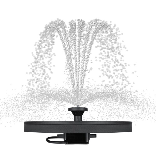 Tucker Murphy Petâ„¢ Solar Bird Bath And Water Fountain With 4 Different Nozzle Heads - Perfect For Bird Baths And Small Ponds - Image 2