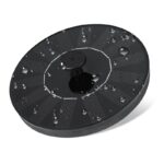 Tucker Murphy Petâ„¢ Solar Bird Bath And Water Fountain With 4 Different Nozzle Heads - Perfect For Bird Baths And Small Ponds