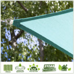 Turquoise 12' X 17' X 12' Triangle Shade Sail - Image 3