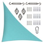 Turquoise 12' X 17' X 12' Triangle Shade Sail