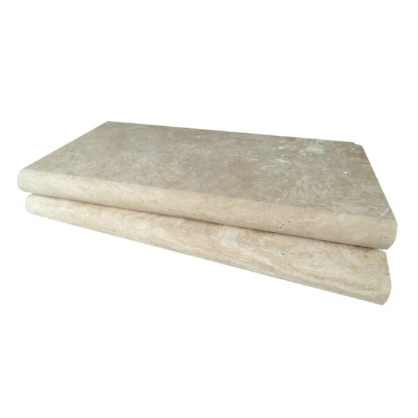 Tuscany Travertine Brushed Coping in Beige - Image 2