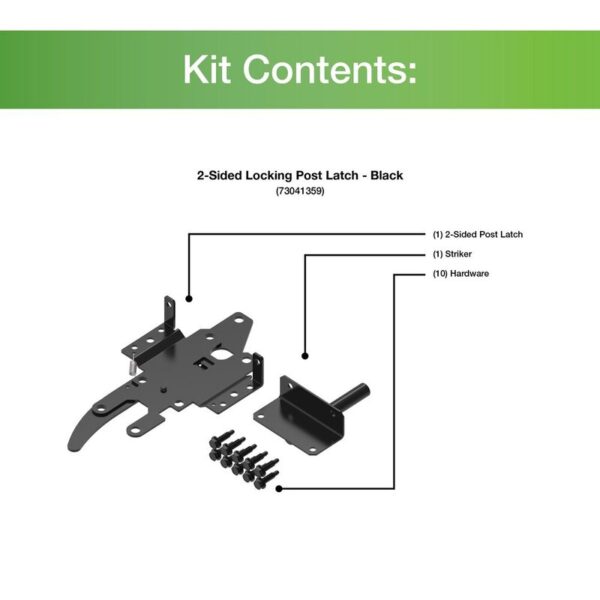 Two-Sided Locking Post Latch - Image 5