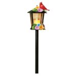 Tyndall Cardinal Solar Lantern Garden Stake - Image 2