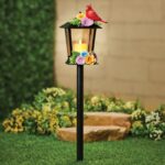 Tyndall Cardinal Solar Lantern Garden Stake