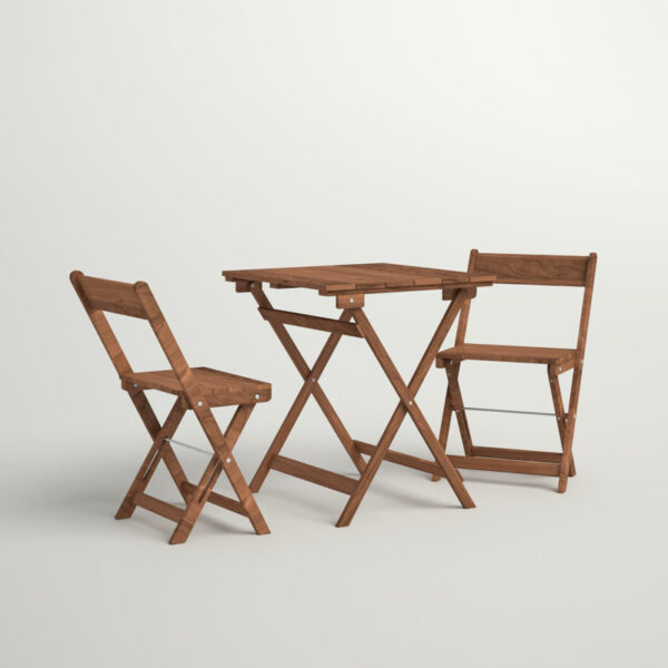 Tynemouth Square 2 - Person Outdoor Dining Set - Image 2