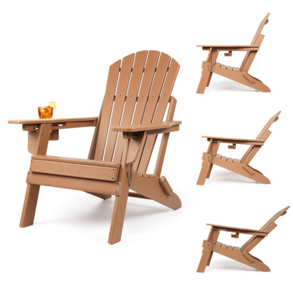 Unicoi Plastic Folding Adirondack Chair - Image 4