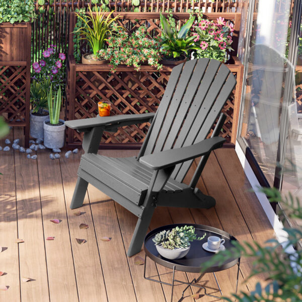 Unicoi Plastic Folding Adirondack Chair - Image 9