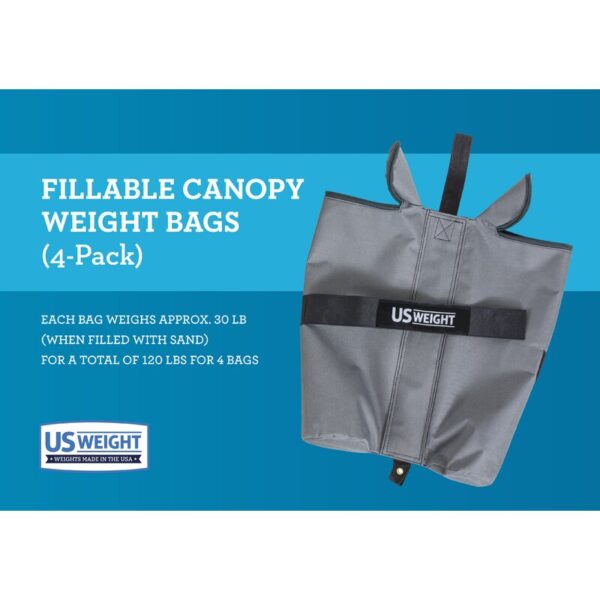US Weight Titan Fillable Canopy Weight Bags (Set of 4) - Image 5