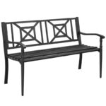 Velma Metal Outdoor Bench - Image 5