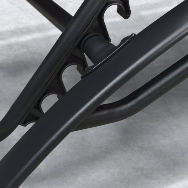 Venissa Outdoor Metal Chaise Lounge with Table - Image 3