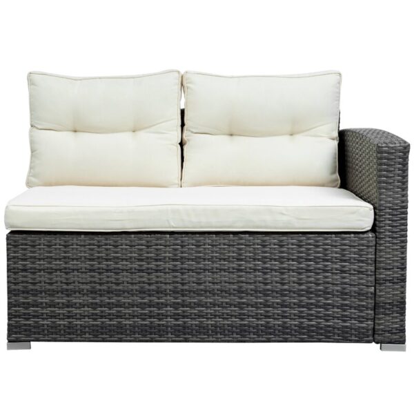 Verduzco Wicker/Rattan 4 - Person Seating Group with Cushions - Image 7