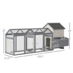 Verena 29.9 Square Feet Chicken Coop with Chicken Run - Image 4