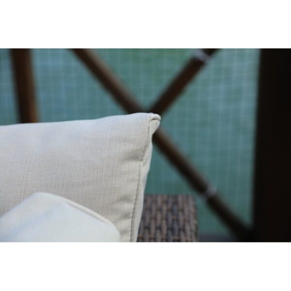 Vernis Polyethylene (PE) Wicker 8 - Person Seating Group with Cushions - Image 6