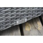 Vernis Polyethylene (PE) Wicker 8 - Person Seating Group with Cushions - Image 7