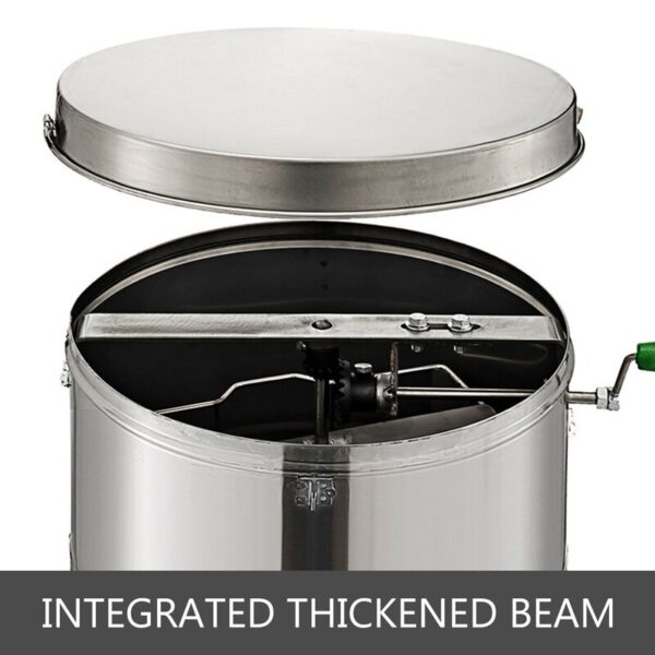 VEVOR 2 Frame Stainless Steel Honey Extractor Spinner Honeycomb Beekeeping 28.34 - Image 8