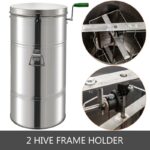 VEVOR 2 Frame Stainless Steel Honey Extractor Spinner Honeycomb Beekeeping 28.34 - Image 5