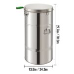 VEVOR 2 Frame Stainless Steel Honey Extractor Spinner Honeycomb Beekeeping 28.34 - Image 3