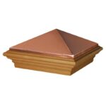 Victoria Large High Point Copper Post Cap
