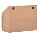 Vidaxl Chicken Laying Nest 3 Compartments 28.3"X13"X21.3" Solid Pine Wood - Image 7